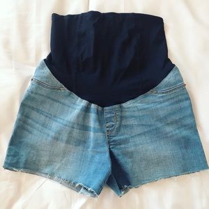 Isabel maternity denim shorts